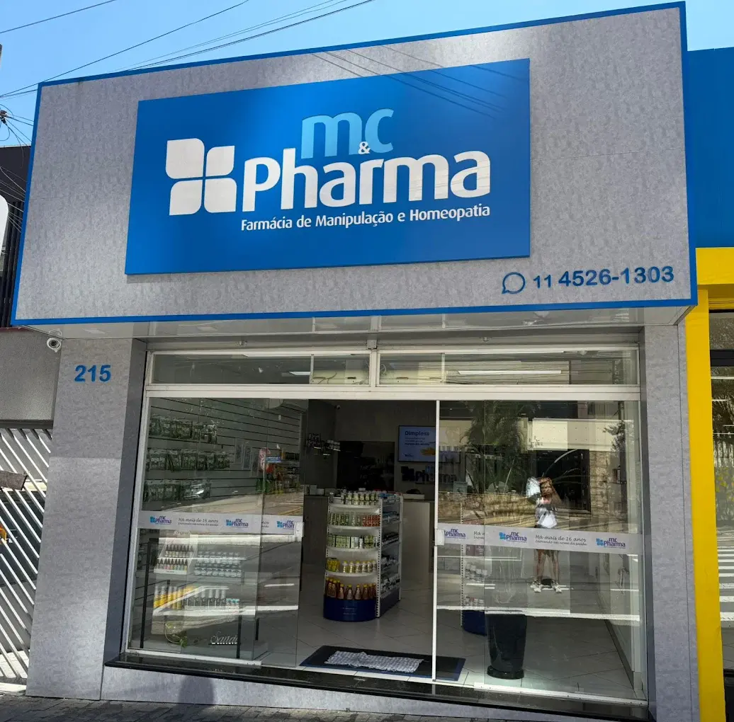 Fachada da M&C Pharma na Vila Arens, em Jundiaí